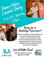 You're Invited: Zydeco Dance Launch Party at Gator Cove 3/2/23